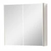 Prestige Arc 2-Door Mirror Bathroom Cabinet 600mm H X 600mm W - Matt Cashmere 2 Prestige Arc 2-Door Mirror Bathroom Cabinet 600mm H X 600mm W - Matt Cashmere -HEATANDPLUMB Sales prestige arc bathroom cabinet arc600mir c 2