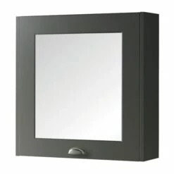 Prestige Astley Mirror Cabinet 600mm Wide - Matt Grey 7 Prestige Astley Mirror Cabinet 600mm Wide - Matt Grey -HEATANDPLUMB Sales prestige astley bathroom cabinet fur524as