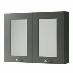 Prestige Astley Mirror Cabinet 800mm Wide - Matt Grey 5 Prestige Astley Mirror Cabinet 800mm Wide - Matt Grey -HEATANDPLUMB Sales prestige astley bathroom cabinet fur525as