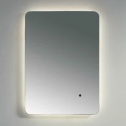 Prestige Calcot Infra-Red Rounded Edges Bathroom Mirror 500mm H X 700mm W -HEATANDPLUMB Sales prestige calcot bathroom mirror ca5070 5 1