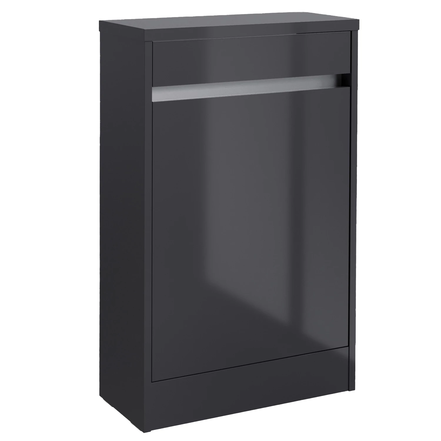 Prestige City Back To Wall Toilet WC Unit 494mm Wide - Storm Grey Gloss 5 Prestige City Back To Wall Toilet WC Unit 494mm Wide - Storm Grey Gloss - Image 3