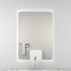 Prestige Garda LED Bathroom Mirror 700mm H X 500mm W -HEATANDPLUMB Sales prestige garda bathroom mirror mir005