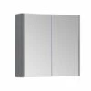 Prestige Options Mirror Cabinet 800mm Wide Basalt Grey 2 Prestige Options Mirror Cabinet 800mm Wide Basalt Grey -HEATANDPLUMB Sales prestige options bathroom cabinet fur301op