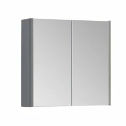 Prestige Options Mirror Cabinet 800mm Wide Basalt Grey