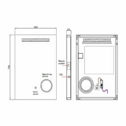 Prestige Sherston LED Bathroom Mirror With Touch Sensor And 3X Magnification 700mm H X 500mm W -HEATANDPLUMB Sales prestige sherston bathroom mirror shm7050 1