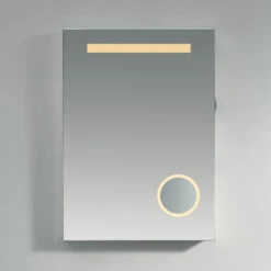 Prestige Sherston LED Bathroom Mirror With Touch Sensor And 3X Magnification 700mm H X 500mm W