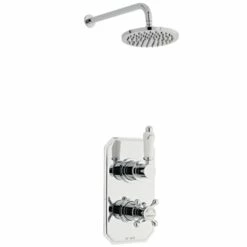 Prestige Viktory Thermostatic Dual Concealed Shower With Round Head