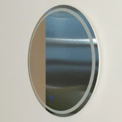 Prestige Vista Circular LED Bathroom Mirror 600mm Diameter -HEATANDPLUMB Sales prestige vista bathroom mirror mir001
