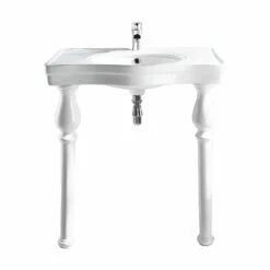 RAK Console Alexandra Basin With Ceramic Legs 850mm Wide - 1 Tap Hole