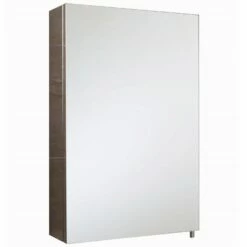 RAK Cube Mirrored Bathroom Cabinet 600mm H X 400mm W - Stainless Steel 9 RAK Cube Mirrored Bathroom Cabinet 600mm H X 400mm W - Stainless Steel -HEATANDPLUMB Sales rak ceramics cube bathroom cabinet 12sl802 1