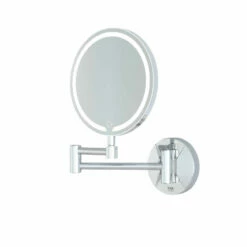 RAK Demeter Round LED 3x Magnifying Mirror With Switch 264mm H X 200mm W Illuminated 10 RAK Demeter Round LED 3x Magnifying Mirror With Switch 264mm H X 200mm W Illuminated -HEATANDPLUMB Sales rak ceramics demeter bathroom mirror rakdem5001 4