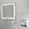 RAK Demeter Square LED 3x Magnifying Mirror With Switch 264mm H X 200mm W Illuminated 2 RAK Demeter Square LED 3x Magnifying Mirror With Switch 264mm H X 200mm W Illuminated -HEATANDPLUMB Sales rak ceramics demeter bathroom mirror rakdem5002 6