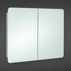 RAK Duo Mirrored Bathroom Cabinet 600mm H X 800mm W - Stainless Steel 8 RAK Duo Mirrored Bathroom Cabinet 600mm H X 800mm W - Stainless Steel -HEATANDPLUMB Sales rak ceramics duo bathroom cabinet 12sl380 1 1