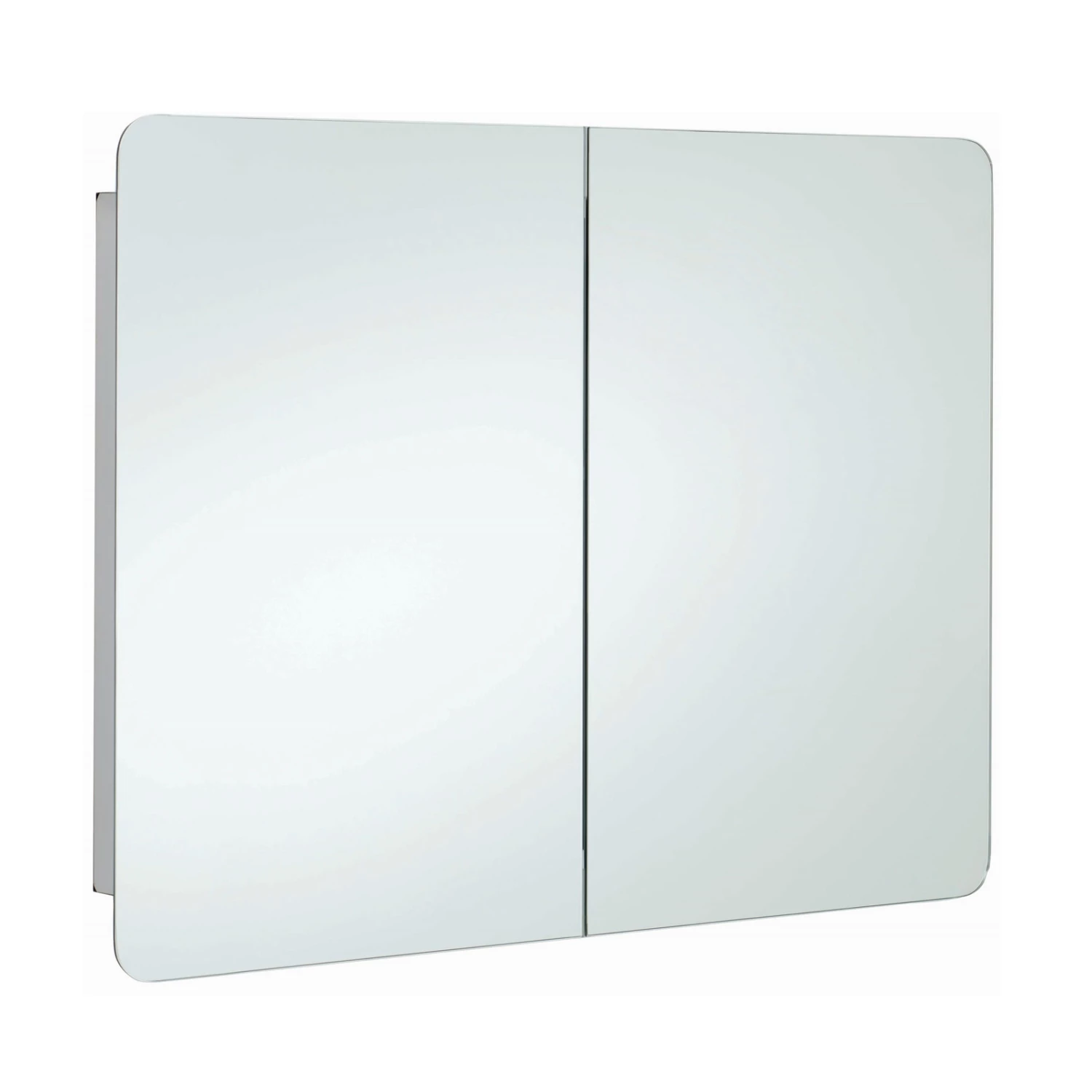 RAK Duo Mirrored Bathroom Cabinet 600mm H X 800mm W - Stainless Steel 4 RAK Duo Mirrored Bathroom Cabinet 600mm H X 800mm W - Stainless Steel - Image 2