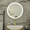 RAK Picture Round LED Illuminated Bathroom Mirror With Demister Pad 600mm Diameter - Chrome 1 RAK Picture Round LED Illuminated Bathroom Mirror With Demister Pad 600mm Diameter - Chrome -HEATANDPLUMB Sales rak ceramics picture bathroom mirror rakpicrncp5001