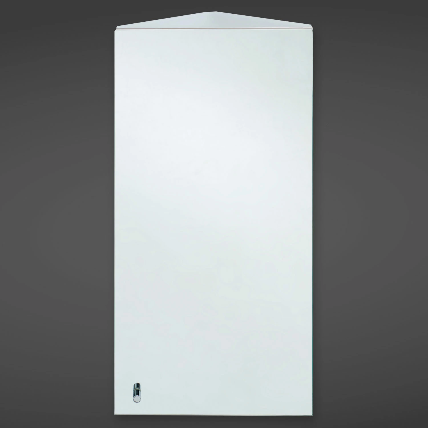 RAK Riva Single Corner Cabinet With Mirrored Door 650mm H X 380mm W 4 RAK Riva Single Corner Cabinet With Mirrored Door 650mm H X 380mm W - Image 2