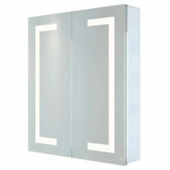 RAK Sagittarius 2-Door Mirrored Bathroom Cabinet 700mm H X 600mm W -HEATANDPLUMB Sales rak ceramics sagittarius bathroom cabinet raksag5002