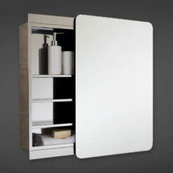 RAK Slide Single Cabinet With Sliding Mirrored Door 660mm H X 460mm W 7 RAK Slide Single Cabinet With Sliding Mirrored Door 660mm H X 460mm W -HEATANDPLUMB Sales rak ceramics slide bathroom cabinet 12sl366c1 2