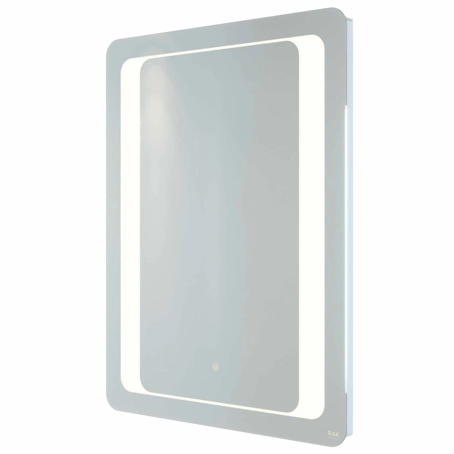 RAK Tanzanite LED Portrait Mirror With Switch And Demister Pad 800mm H X 600mm W Illuminated 4 RAK Tanzanite LED Portrait Mirror With Switch And Demister Pad 800mm H X 600mm W Illuminated - Image 2