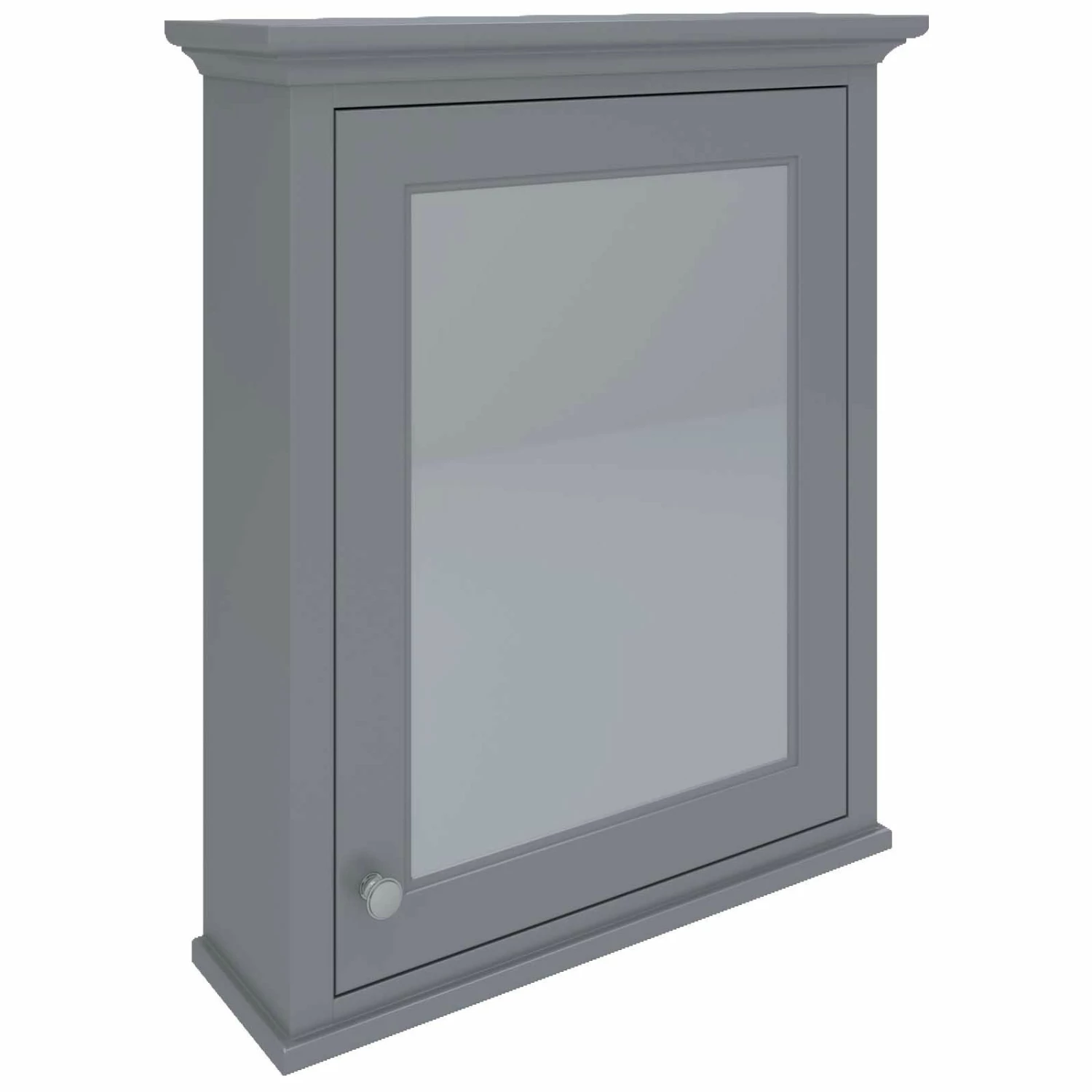 RAK Washington Mirrored Bathroom Cabinet 650mm W X 750mm H - Grey 3 RAK Washington Mirrored Bathroom Cabinet 650mm W X 750mm H - Grey