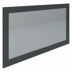 RAK Washington Framed Bathroom Mirror - 650mm H X 1185mm W - Black 8 RAK Washington Framed Bathroom Mirror - 650mm H X 1185mm W - Black -HEATANDPLUMB Sales rak ceramics washington bathroom mirror rakwmr120504 3
