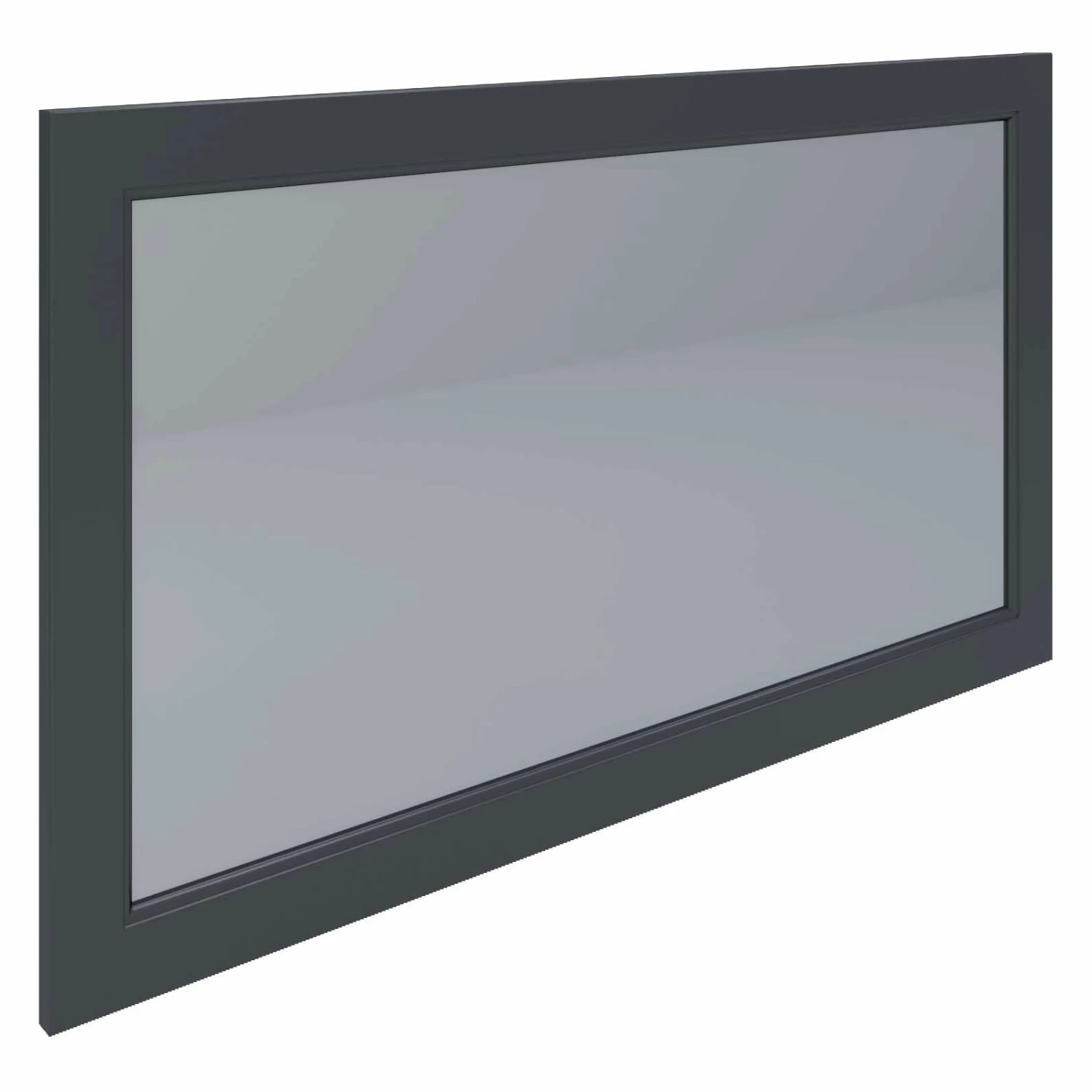 RAK Washington Framed Bathroom Mirror - 650mm H X 1185mm W - Black 5 RAK Washington Framed Bathroom Mirror - 650mm H X 1185mm W - Black - Image 3