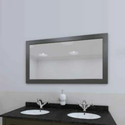 RAK Washington Framed Bathroom Mirror - 650mm H X 1185mm W - Black 9 RAK Washington Framed Bathroom Mirror - 650mm H X 1185mm W - Black -HEATANDPLUMB Sales rak ceramics washington bathroom mirror rakwmr120504 7
