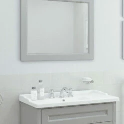 RAK Washington Framed Bathroom Mirror - 650mm H X 1185mm W - Cappuccino 7 RAK Washington Framed Bathroom Mirror - 650mm H X 1185mm W - Cappuccino -HEATANDPLUMB Sales rak ceramics washington bathroom mirror rakwmr120514 6