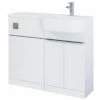 Royo Linea Combination Unit With Basin And Worktop 1000mm Wide RH - White 2 Royo Linea Combination Unit With Basin And Worktop 1000mm Wide RH - White -HEATANDPLUMB Sales royo linea bathroom furniture ro167001 ro167005 1