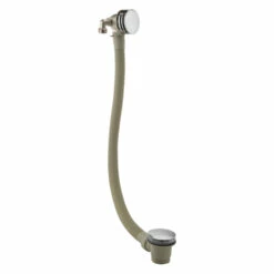 Sagittarius Minimal Centrafill Bath Filler With Spring Loaded Pop Up Waste - 600mm