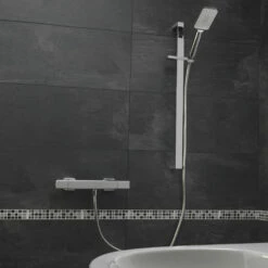 Sagittarius Capri Deluxe Bar Mixer Shower Valve With Shower Kit - Chrome