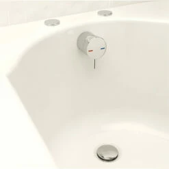 Sagittarius Lever Centrafill Bath Waste Built-In On/Off Control Chrome