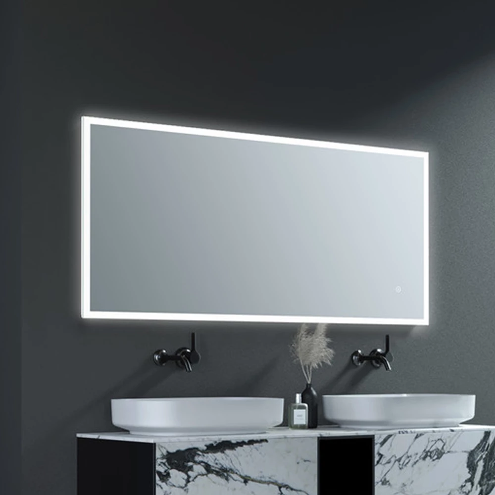 Signature Luca Surround-Lit LED Bathroom Mirror With Demister Pad 600mm H X 1200mm W 5 Signature Luca Surround-Lit LED Bathroom Mirror With Demister Pad 600mm H X 1200mm W - Image 3