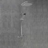 Sagittarius Trevi Thermostatic Bar Mixer Shower With Shower Kit + Fixed Head - Chrome 2 Sagittarius Trevi Thermostatic Bar Mixer Shower With Shower Kit + Fixed Head - Chrome -HEATANDPLUMB Sales sagittarius trevi complete mixer shower ss 615 c