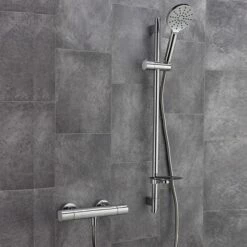 Sagittarius Viareggio Deluxe Bar Mixer Shower With Shower Kit - Chrome
