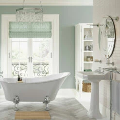 Signature Aphrodite Basin And Full Pedestal 600mm Wide - 2 Tap Hole