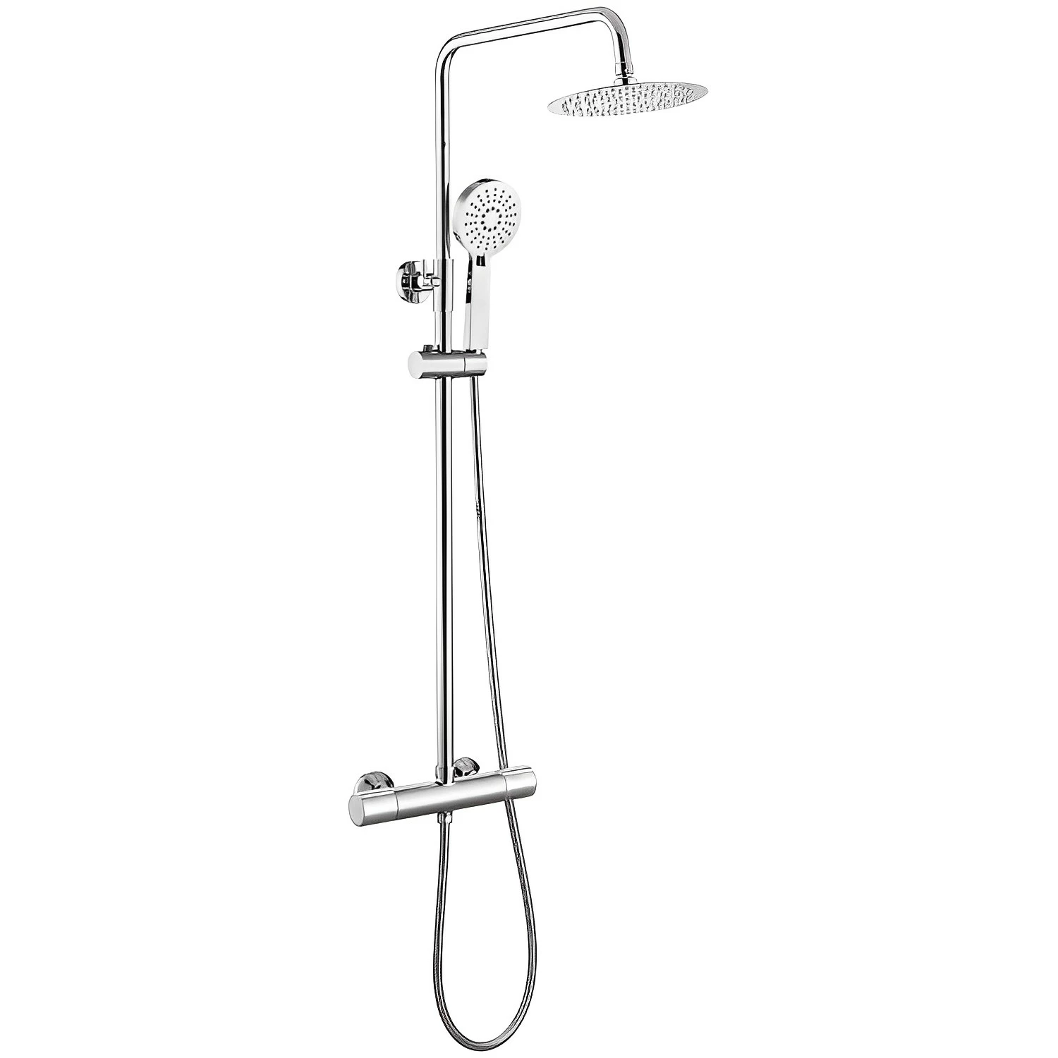 Signature Balance Cool-Touch Thermostatic Bar Mixer Shower With Shower Kit + Fixed Head - Chrome 3 Signature Balance Cool-Touch Thermostatic Bar Mixer Shower With Shower Kit + Fixed Head - Chrome