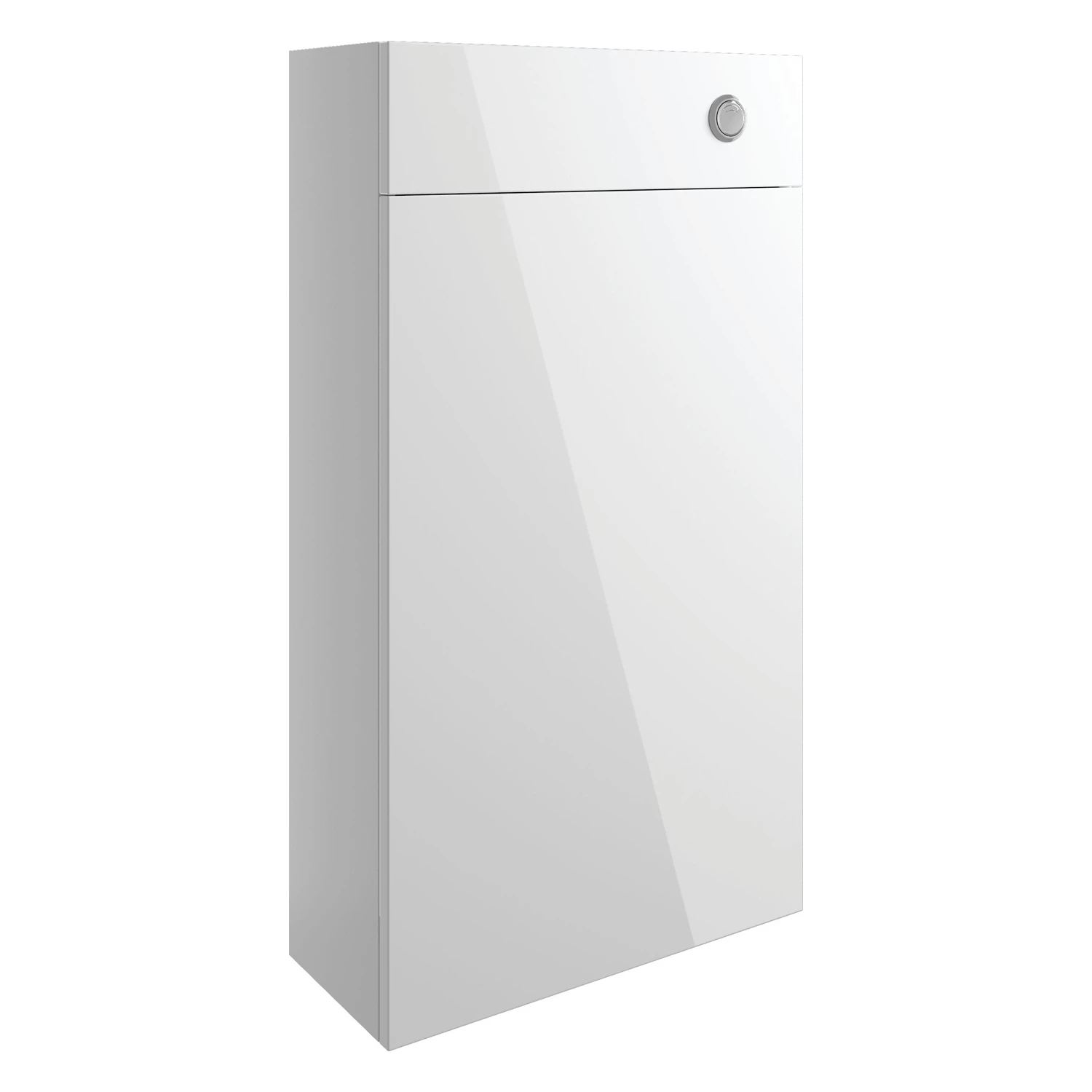 Signature Bergen Slim Back To Wall WC Toilet Unit 500mm Wide - White Gloss 6 Signature Bergen Slim Back To Wall WC Toilet Unit 500mm Wide - White Gloss - Image 4