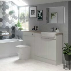 Signature Bergen Slim Back To Wall WC Toilet Unit 600mm Wide - Pearl Grey Gloss 8 Signature Bergen Slim Back To Wall WC Toilet Unit 600mm Wide - Pearl Grey Gloss -HEATANDPLUMB Sales signature bergen back to wall wc unit sign2788 1 1
