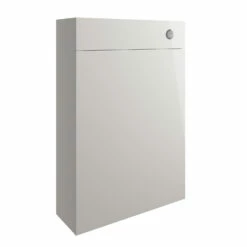 Signature Bergen Slim Back To Wall WC Toilet Unit 600mm Wide - Pearl Grey Gloss