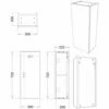 Signature Bergen Wall Hung 1-Door Storage Unit 300mm Wide - Pearl Grey Gloss 1 Signature Bergen Wall Hung 1-Door Storage Unit 300mm Wide - Pearl Grey Gloss -HEATANDPLUMB Sales signature bergen bathroom furniture sign105450 1 2
