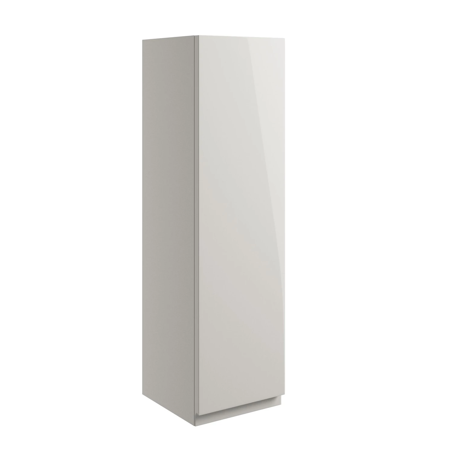 Signature Bergen Wall Hung 1-Door Storage Unit 200mm Wide - Pearl Grey Gloss 4 Signature Bergen Wall Hung 1-Door Storage Unit 200mm Wide - Pearl Grey Gloss - Image 2