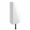 Signature Bergen Floor Standing 1-Door Slim Base Unit 300mm Wide - White Gloss 2 Signature Bergen Floor Standing 1-Door Slim Base Unit 300mm Wide - White Gloss -HEATANDPLUMB Sales signature bergen bathroom furniture unit sign2748