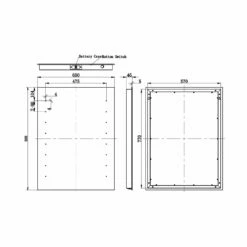 Signature Chloe Battery Operated LED Bathroom Mirror 800mm H X 600mm W