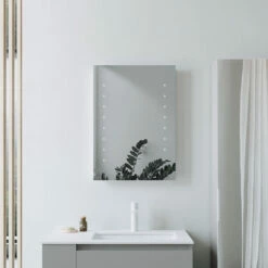 Signature Chloe Battery Operated LED Bathroom Mirror 600mm H X 400mm W 8 Signature Chloe Battery Operated LED Bathroom Mirror 600mm H X 400mm W -HEATANDPLUMB Sales signature chloe bathroom mirror sign106248