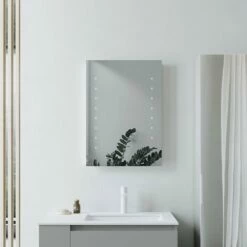 Signature Chloe Battery Operated LED Bathroom Mirror 700mm H X 500mm W -HEATANDPLUMB Sales signature chloe bathroom mirror sign106248 3