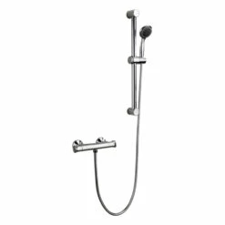 Signature Pure Low Pressure Thermostatic Bar Mixer Shower With Shower Kit - Chrome