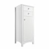 Signature Copenhagen Floor Standing 1-Door And 2-Drawer Tall Boy Unit 465mm Wide - Satin White Ash 2 Signature Copenhagen Floor Standing 1-Door And 2-Drawer Tall Boy Unit 465mm Wide - Satin White Ash -HEATANDPLUMB Sales signature copenhagen bathroom furniture dift1260 1