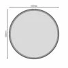 Signature Copenhagen Round Bathroom Mirror 550mm Diameter - Grey Ash 1 Signature Copenhagen Round Bathroom Mirror 550mm Diameter - Grey Ash -HEATANDPLUMB Sales signature copenhagen bathroom mirror dimr0006