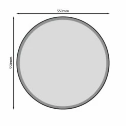 Signature Copenhagen Round Bathroom Mirror 550mm Diameter - Sea Green Ash 9 Signature Copenhagen Round Bathroom Mirror 550mm Diameter - Sea Green Ash -HEATANDPLUMB Sales signature copenhagen bathroom mirror dimr0006 2